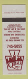 Matchbook Cover - Quaker Diner Philadelphia PA