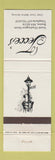 Matchbook Cover - Joe Tecce's Restaurant Boston MA