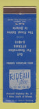 Matchbook Cover - Rideau Glen Lodge Ottawa ON WEAR