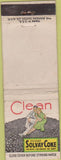Matchbook Cover - solvay Coke coal Chicago  WEAR