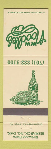 Matchbook Cover - WW Noodles Bismarck ND