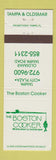 Matchbook Cover - Boston Cooker Restaurant Tampa Oldsmar FL