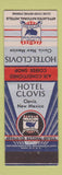 Matchbook Cover - Hotel Clovis NM Affiliated National Hotels