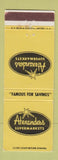 Matchbook Cover - Alexanders Super Markets Grocery