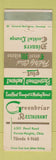 Matchbook Cover - Greenbriar Restaurant Parma Heights OH