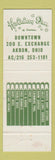 Matchbook Cover - Holiday Inn Akron OH
