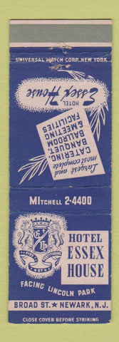 Matchbook Cover - Hotel Essex House Newark NJ