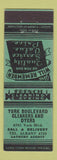 Matchbook Cover - York Boulevard Cleaners Dyers