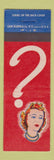 Matchbook Cover - Arcade Sunshine Cleaners girlie