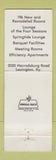 Matchbook Cover - Springs Motel Lexington NY