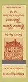 Matchbook Cover - Frances Tavern Restaurant New York City