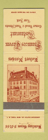 Matchbook Cover - Frances Tavern Restaurant New York City
