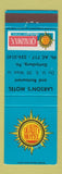 Matchbook Cover - Quality MOTel Larson's Motel Gettysburg PA