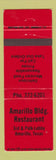 Matchbook Cover - Amarillo Building Restaurant TX Mexican Food