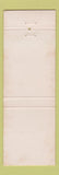 Matchbook Cover - Mr Drumstick restaurant chicken Christmas