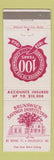 Matchbook Cover - Brunswick Savings Bank ME 1958