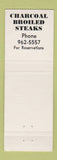 Matchbook Cover - Jacks or Better Restaurant Rockford IL