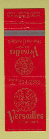 Matchbook Cover - Versailles Rstaurant New Orleans LA