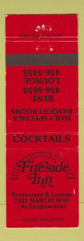 Matchbook Cover - Fireside Inn