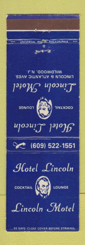 Matchbook Cover - Hotel Lincoln Wildwood NJ