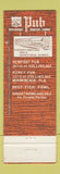 Matchbook Cover - Roney and Newport Pub Miami Beach FL