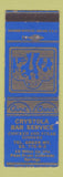 Matchbook Cover - Crystola Bar Service Crystola Colorado
