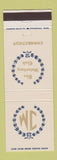 Matchbook Cover - Waterbury Club CT