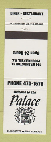 Matchbook Cover - Palace Restaurant Poughkeepsie NY