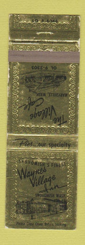 Matchbook Cover - The Village Cafe Marysville WA