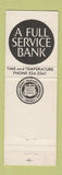 Matchbook Cover - Farmers Bank Bowling Green MO