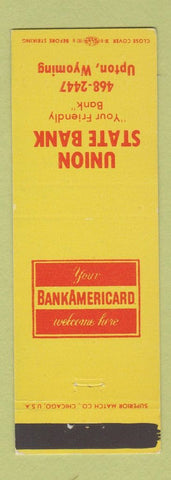 Matchbook Cover - Union State Bank Upton WY