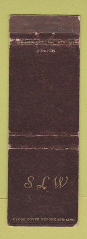 Matchbook Cover - Stanley Wisnoff Funeral Home Philadelphia PA WEAR