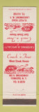 Matchbook Cover - Coach n Four Steak House Larchmont Yonkers NY
