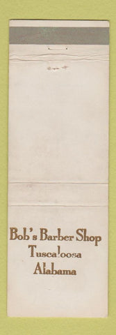 Matchbook Cover - Bob's Barber Shop Tuscaloosa AL WEAR