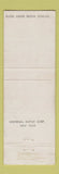 Matchbook Cover - Bob's Barber Shop Tuscaloosa AL WEAR