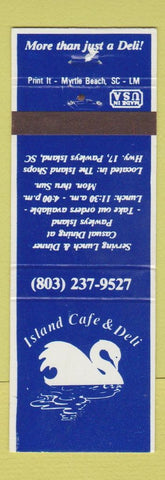 Matchbook Cover - Island Cafe Deli Pawleys Island SC