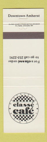 Matchbook Cover - Classic Cafe Amherst MA