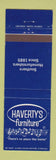 Matchbook Cover - Haverty's Furniture Atlanta GA