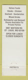 Matchbook Cover - Pietro's St Louis MO