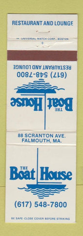 Matchbook Cover - The Boat House Restaurant Falmouth MA