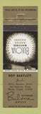 Matchbook Cover - Bulova Watches Roy Bartlett San Antonio TX