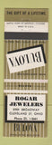 Matchbook Cover - Bulova Watches Rogar Cleveland OH