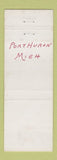 Matchbook Cover - Bulova Watches Fox's Port Huron MI WEAR