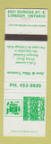Matchbook Cover - Jane & Mike Trenton restaurant London ON