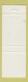 Matchbook Cover - Jane & Mike Trenton restaurant London ON