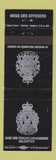 Matchbook Cover - Base Des Forces Canadain Valcarter QC? WEAR