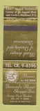 Matchbook Cover - Bernard's Flower Shoppe Montreal QC FTD