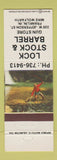 Matchbook Cover - Lock Stock & Barrel Gun Store Franklin IN