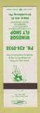 Matchbook Cover - Windsor Fly Shop fishing Stroudsburg PA