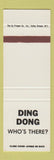 Matchbook Cover - Rose Bortel Avon Lady